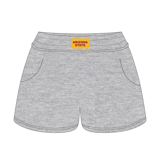 The Ava Airy Shorts Arizona State Woven Label | Heather Grey