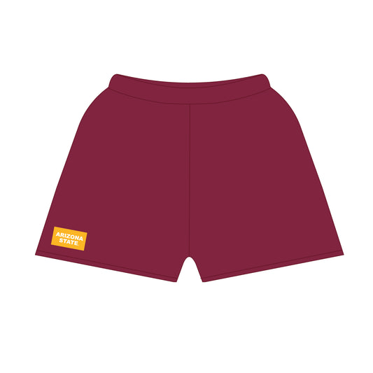 The Becca Shorts Arizona State Woven Label | Maroon