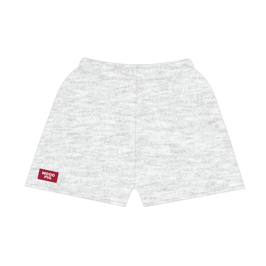 The Becca Shorts Wooo Pig Woven Label | Ash