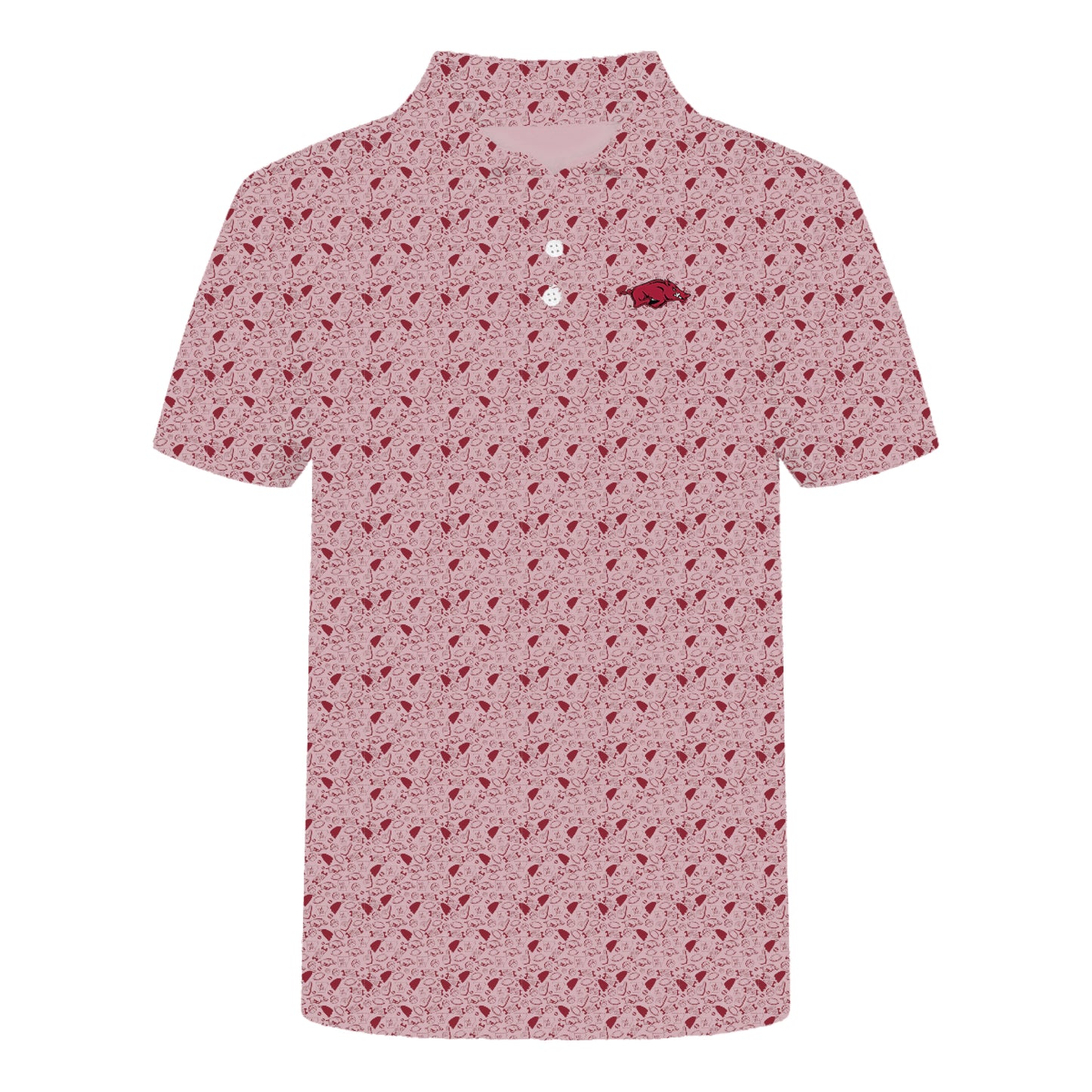 The James Polo Arkansas | Crimson