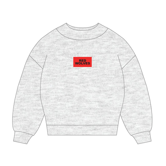 The Mary Mockneck Red Wolves Woven Label | Youth Ash
