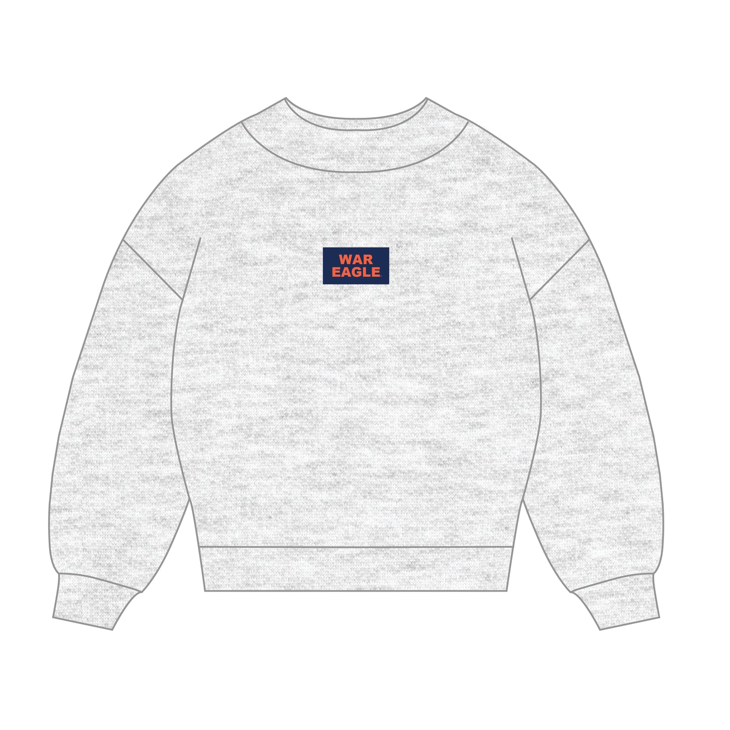 The Mary Mockneck War Eagle Woven Label | Ash