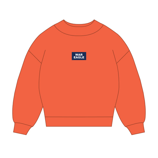 The Mary Mockneck War Eagle Woven Label | Youth Orange