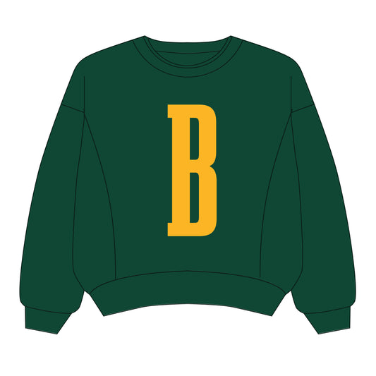 The Molly Cozy Crew Baylor | Youth Green