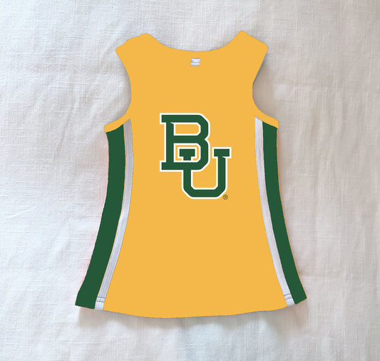 The Power Stripe Cheer Dress Baylor | Youth Gold