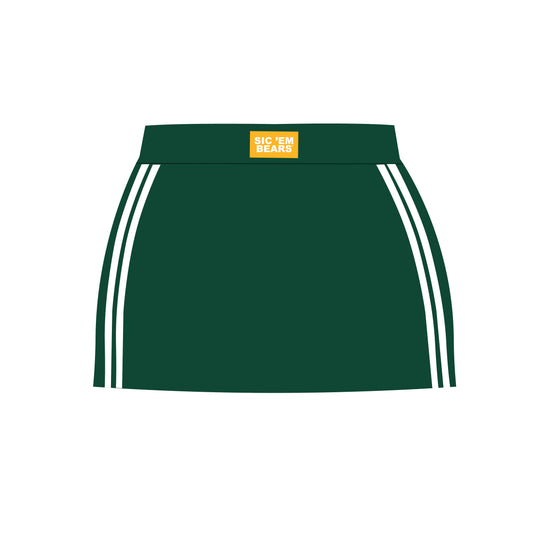 The Savannah Sporty Skort Sic 'Em Bears Woven Label | Youth Green
