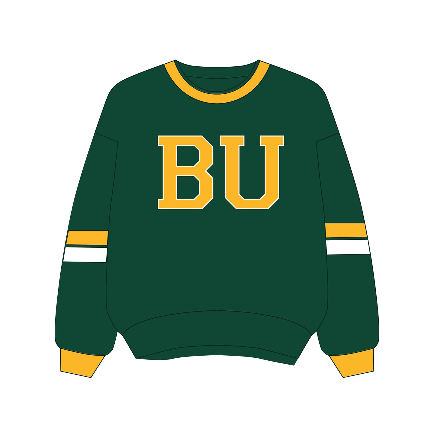 The Virginia Varsity Crewneck Baylor | Green