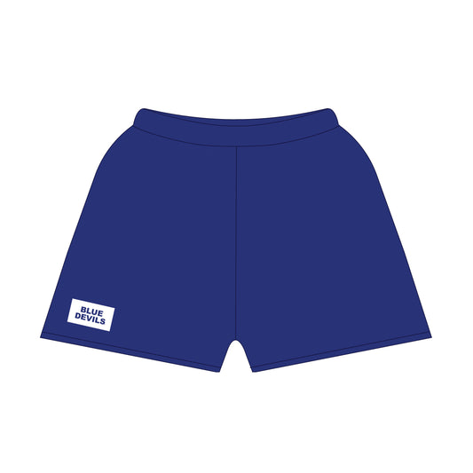 The Becca Shorts Blue Devils Woven Label | Youth Royal