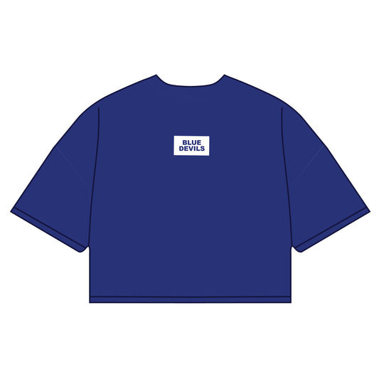 The Kristen Airy Shirt Blue Devils Woven Label | Royal