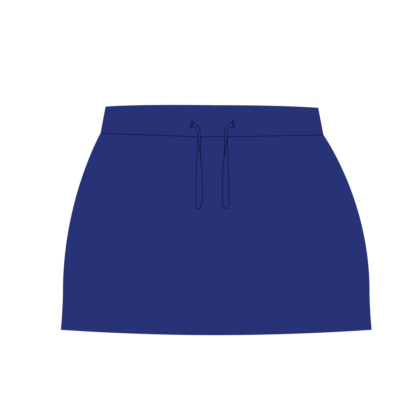 The Anna Active Skort Blue Devils Woven Label | Youth Royal