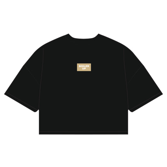 The Kristen Airy Shirt Boiler Up Woven Label | Black