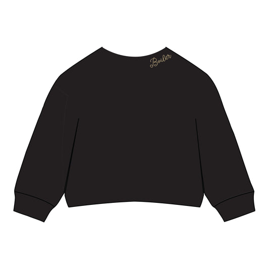The Lexie Lounge Top Purdue | Youth Black