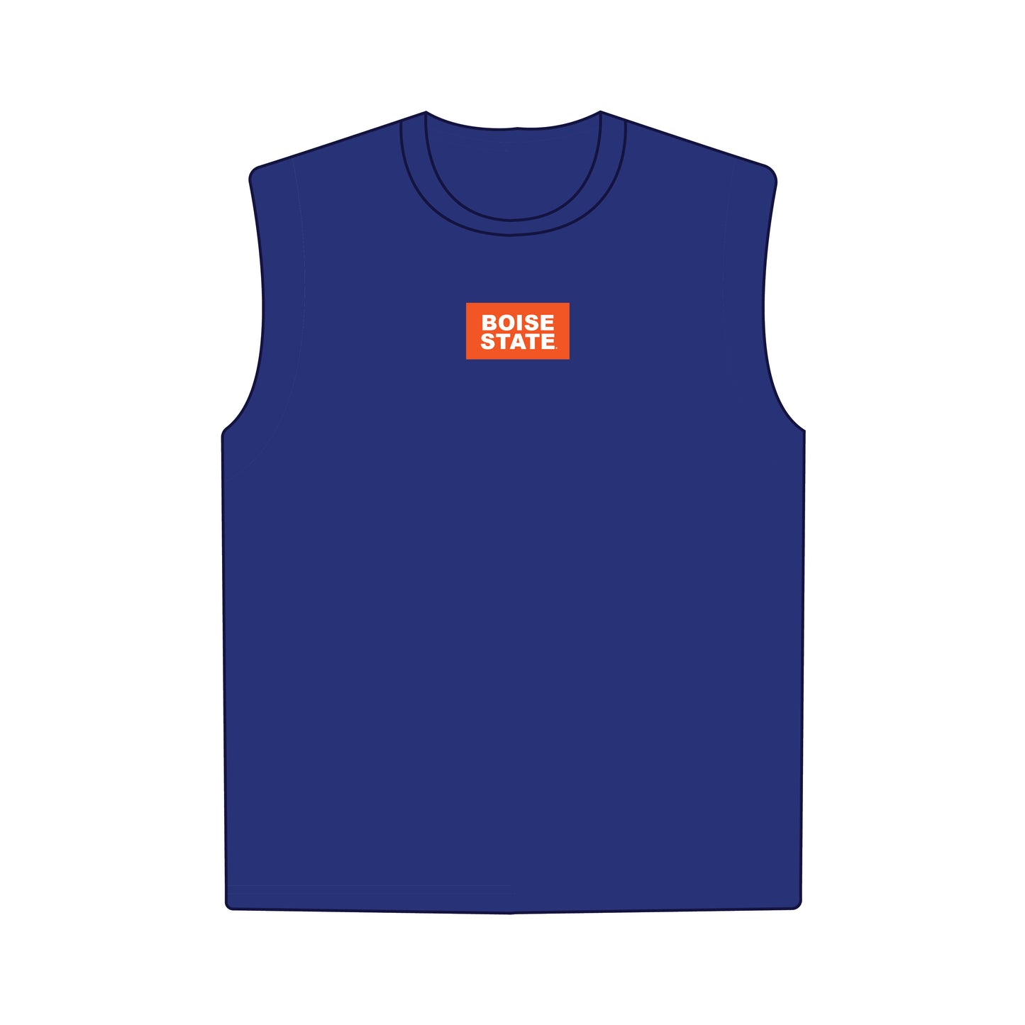 The Anna Active Tank Boise State Woven Label | Royal