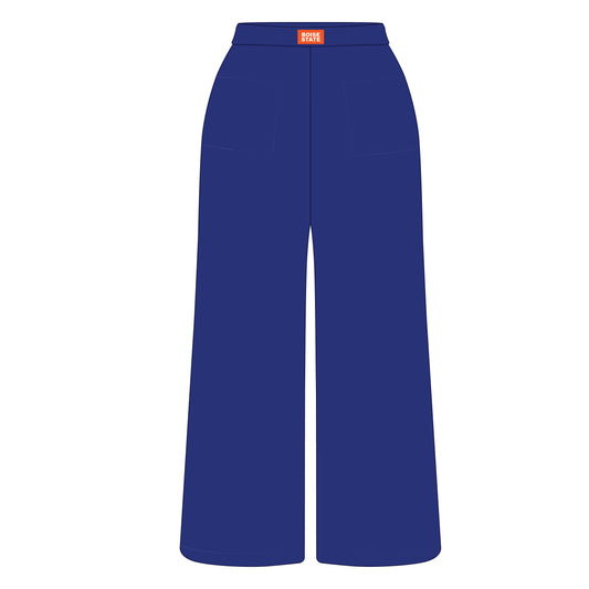 The Ava Airy Pants Boise State Woven Label | Royal