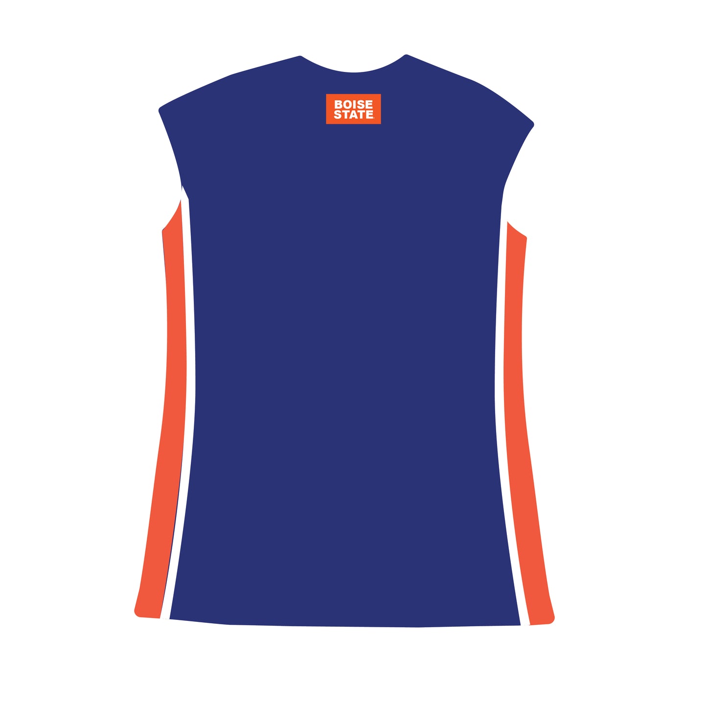 The Campbell Cap Sleeve Dress Boise State Woven Label | Royal