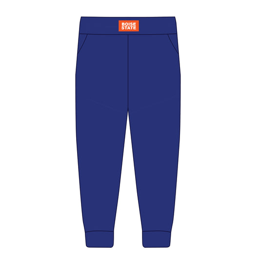 The Becca Joggers Boise State Woven Label | Royal