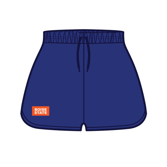 The Kristen Airy Lounge Shorts Boise State Woven Label | Royal