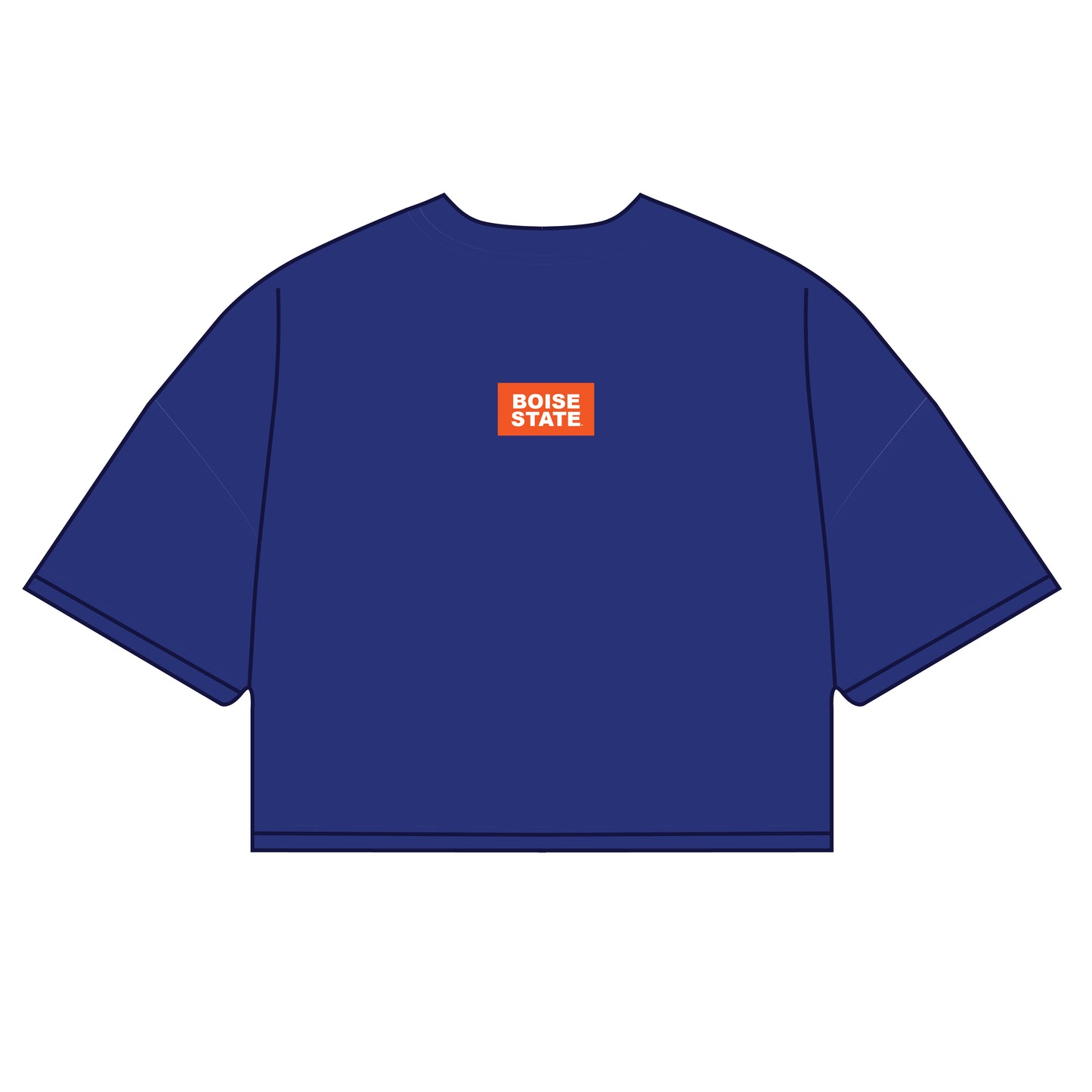 The Kristen Airy Tee Boise State Woven Label | Royal