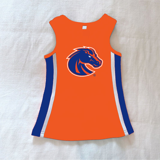 The Power Stripe Cheer Dress Boise State | Youth Orange