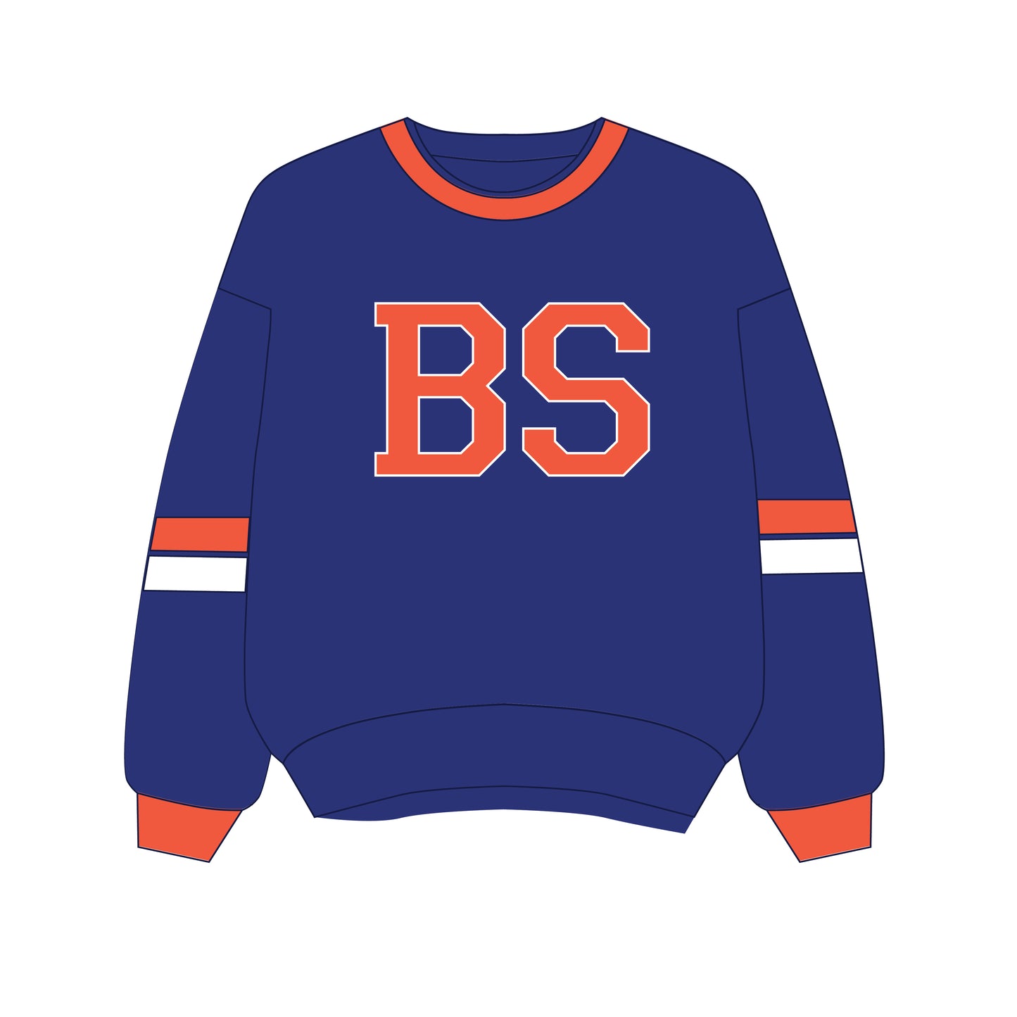 The Virginia Varsity Crewneck Boise State | Royal