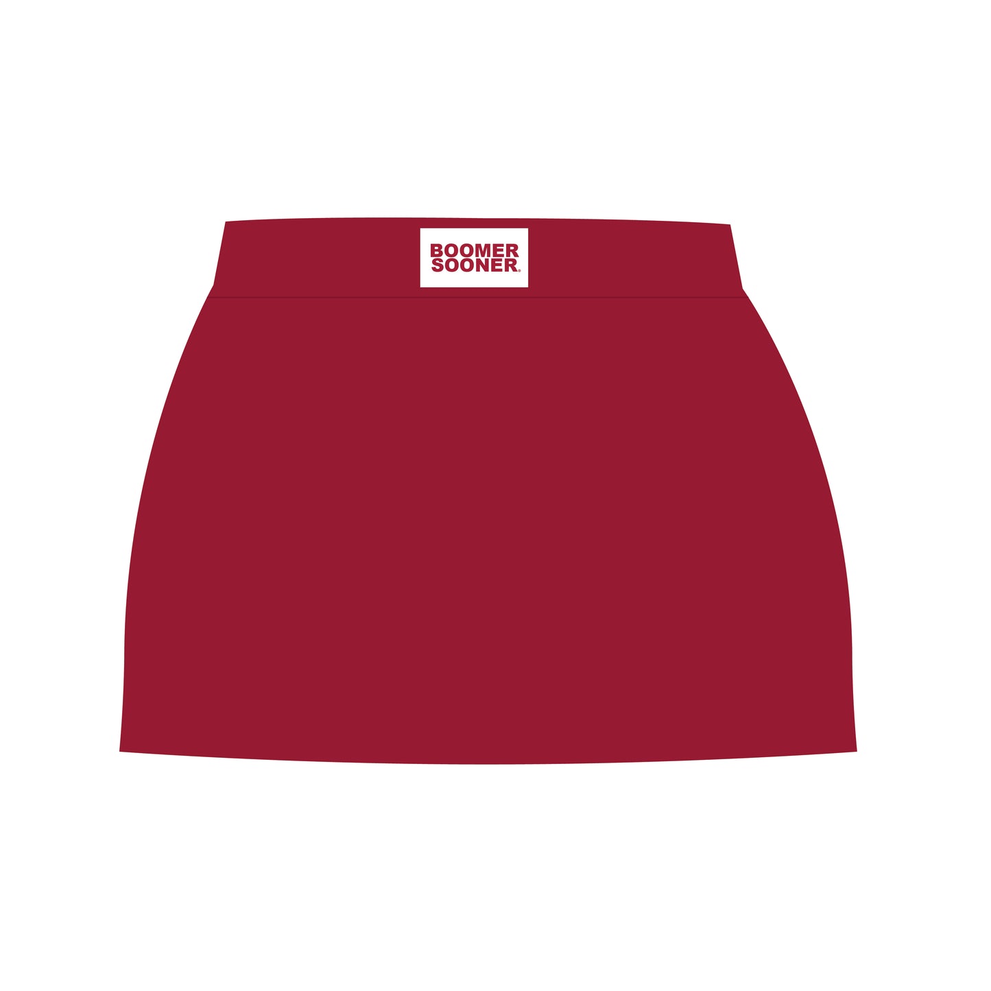 The Anna Active Skort Boomer Sooner Woven Label | Youth Crimson