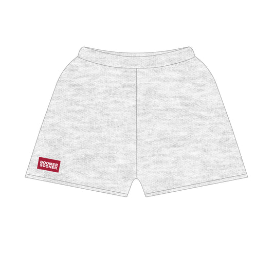 The Becca Shorts Boomer Sooner Woven Label | Ash