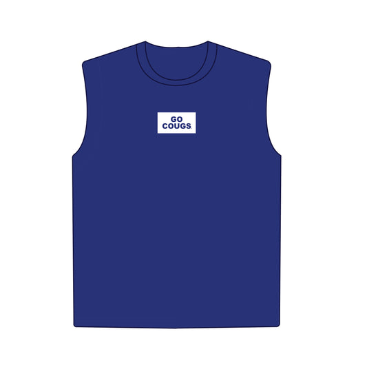 The Anna Active Tank Go Cougs Woven Label | Youth Royal