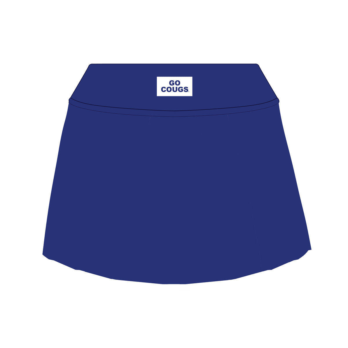 The Alli Tennis Skort Go Cougs Woven Label | Royal