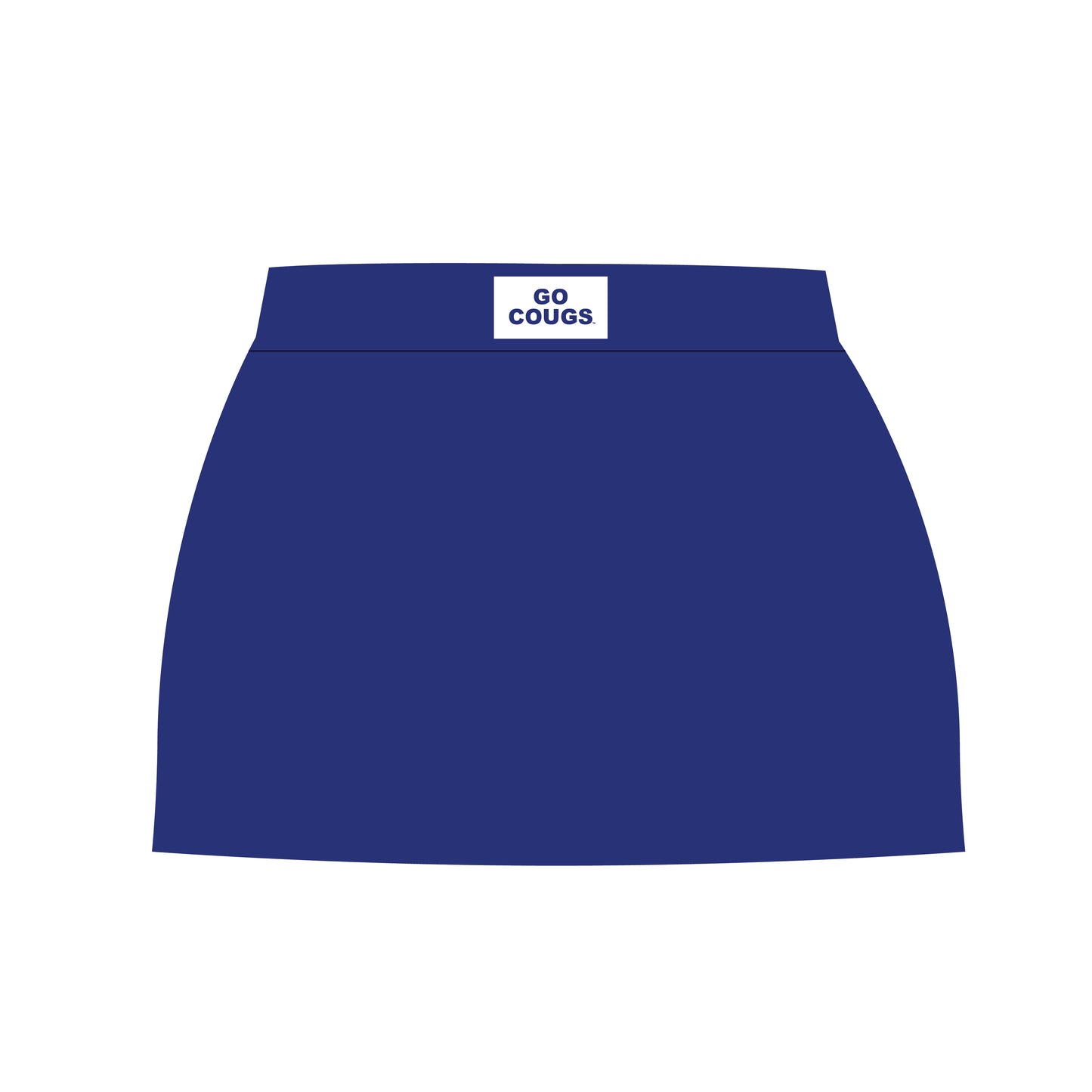 The Hayden High Waisted Skort Go Cougs Woven Label | Youth Royal