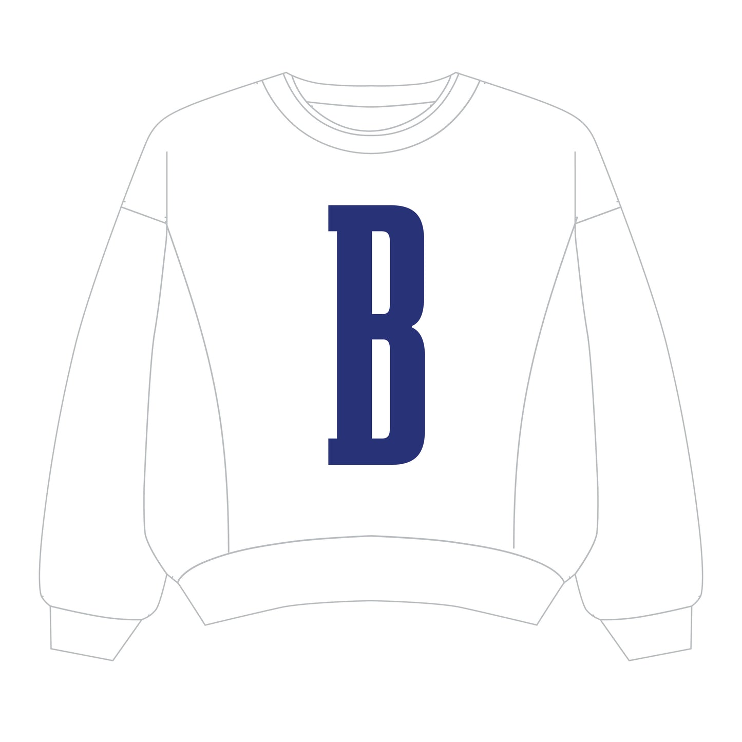 The Molly Cozy Crew BYU | White