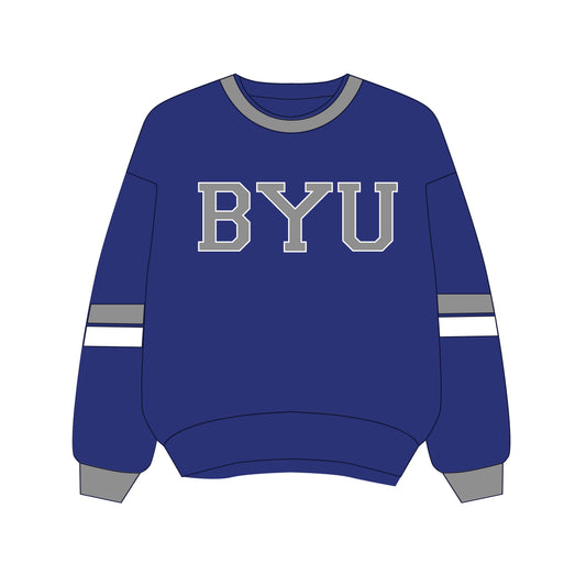 The Virginia Varsity Crewneck BYU | Royal Blue