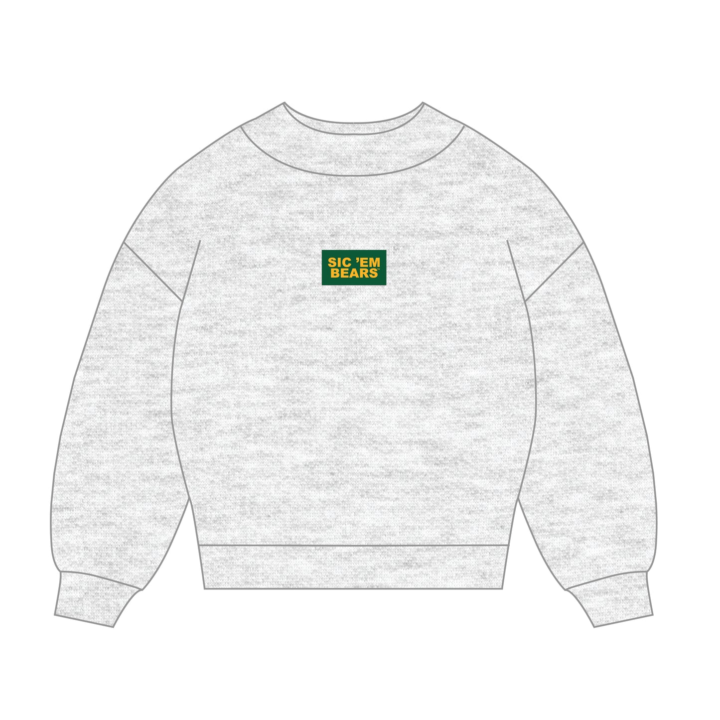 The Mary Mockneck Sic 'Em Bears Woven Label | Ash