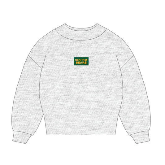The Mary Mockneck Sic 'Em Bears Woven Label | Ash