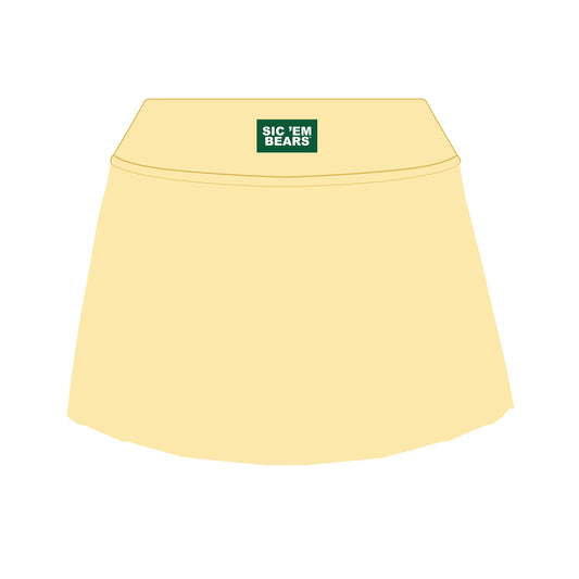 The Alli Tennis Skort Sic 'Em Bears Woven Label | Butter