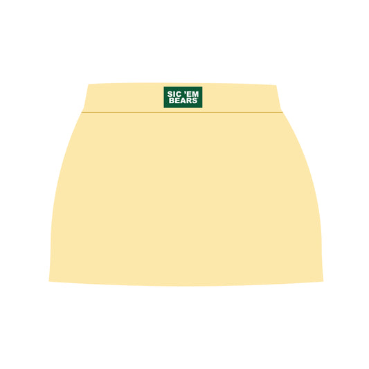 The Hayden High Waisted Skort Sic 'Em Bears Woven Label | Butter