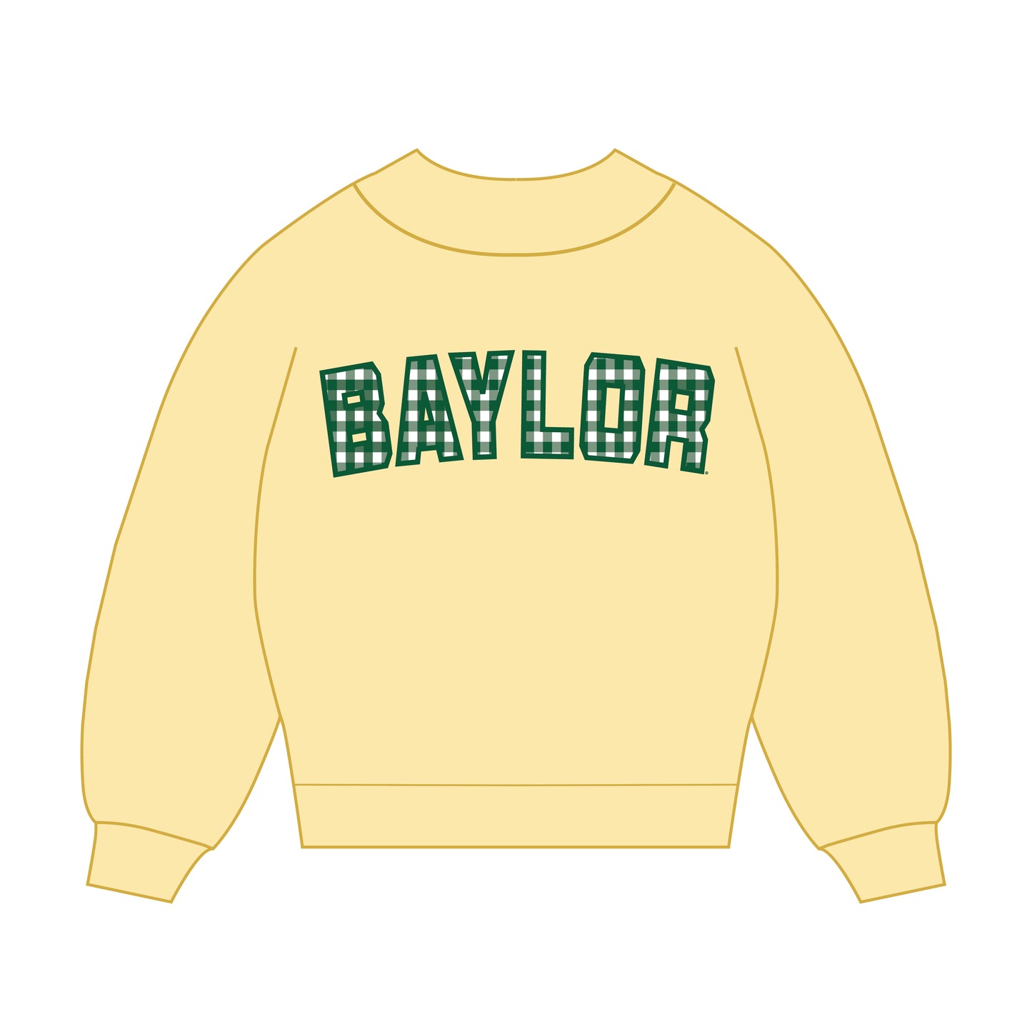 The Mallory Gingham Mockneck Baylor | Butter