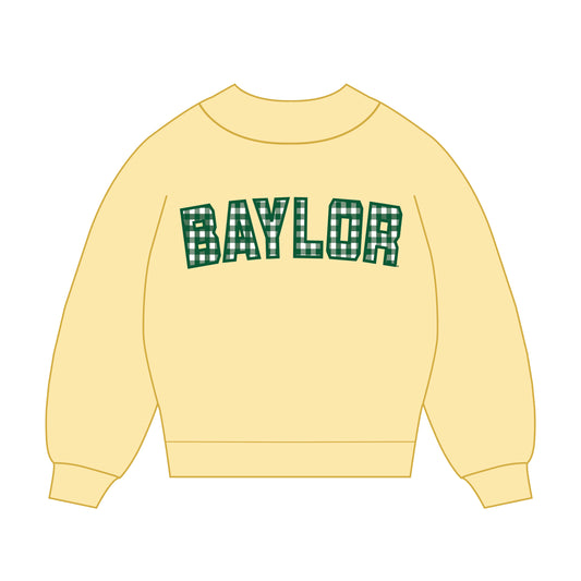 The Mallory Gingham Mockneck Baylor | Butter