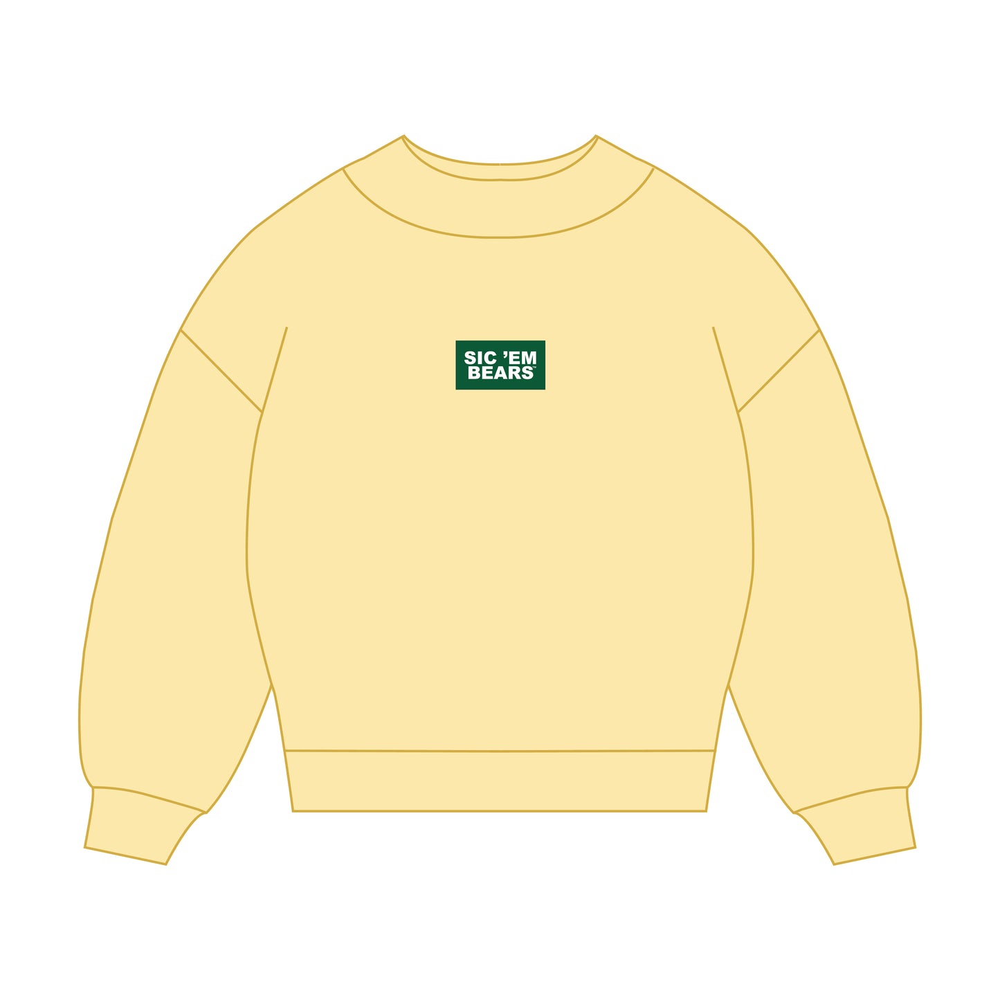 The Mary Mockneck Sic 'Em Bears Woven Label | Butter