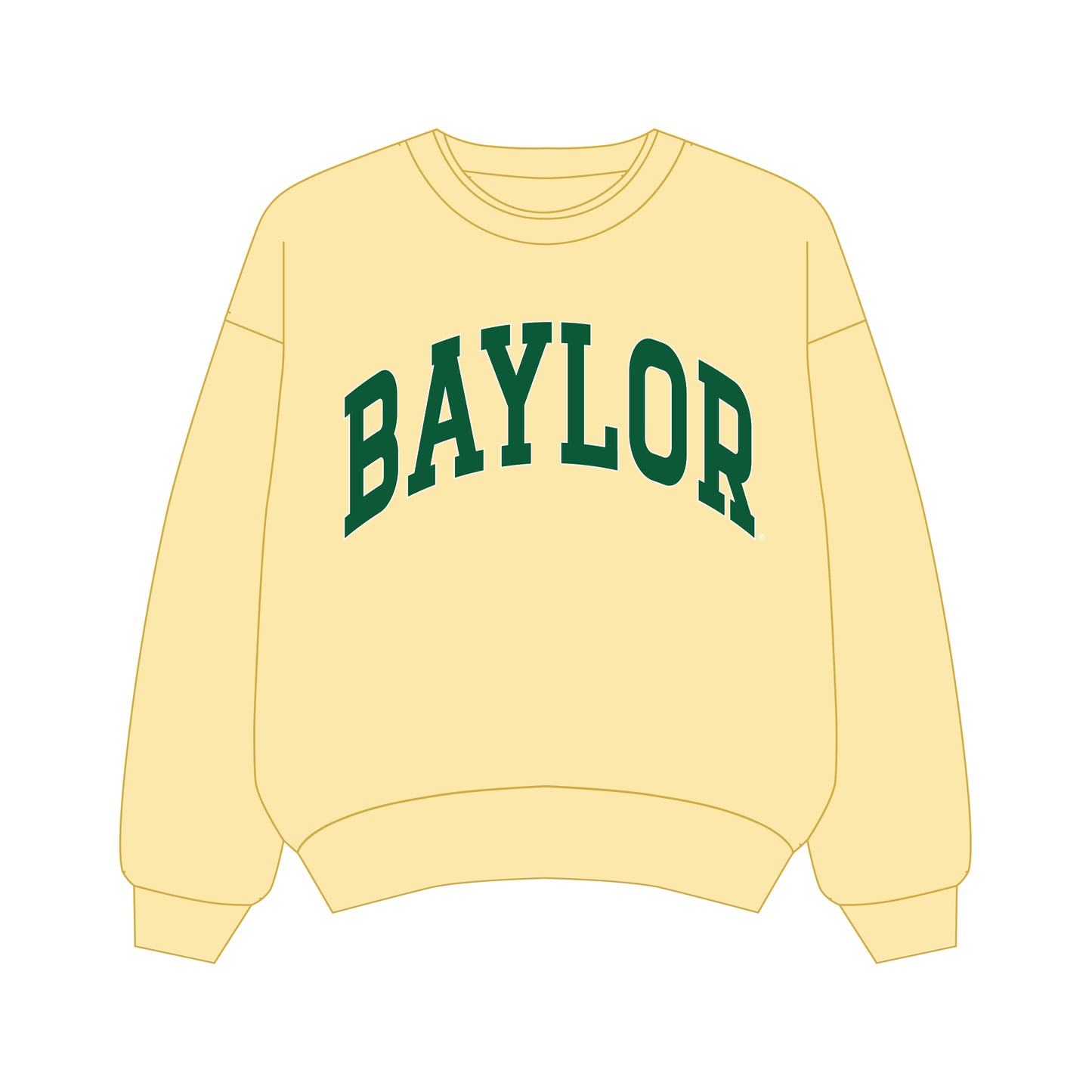 The Olivia Oversized Crewneck Baylor | Butter