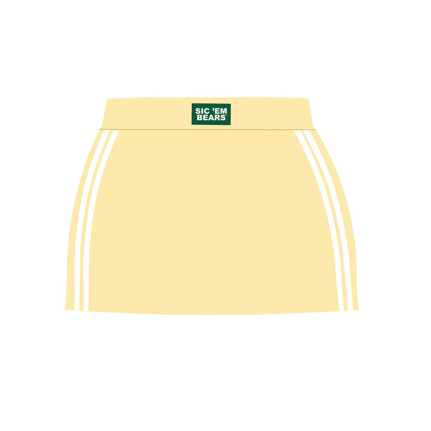 The Savannah Sporty Skort Sic 'Em Bears Woven Label | Butter