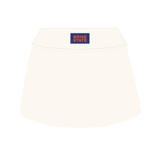 The Alli Tennis Skort Boise State Woven Label | Bone
