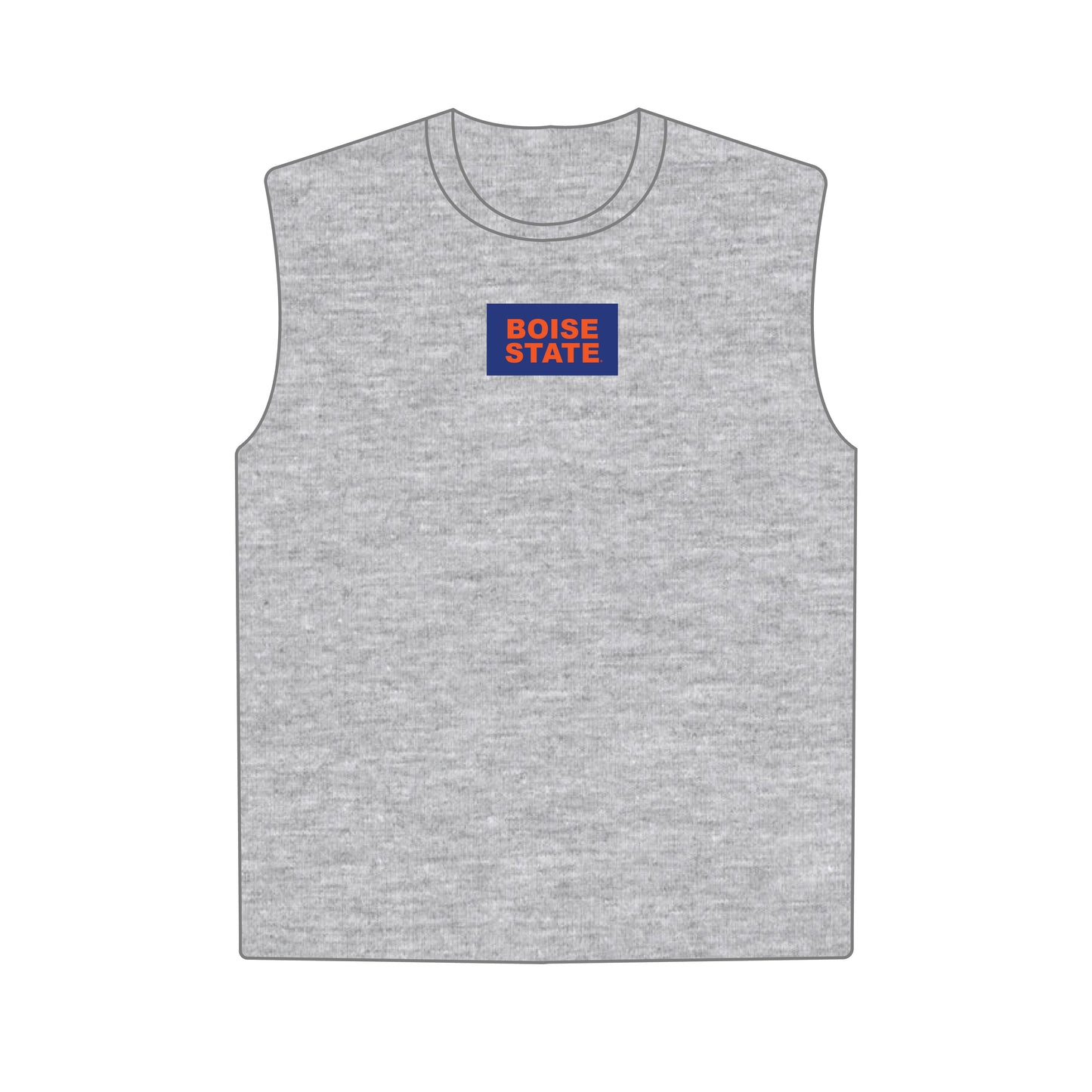 The Anna Active Tank Boise State Woven Label | Youth Heather Grey
