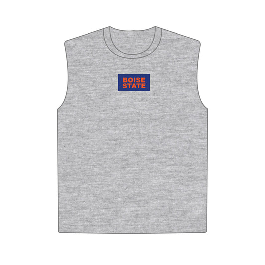 The Anna Active Tank Boise State Woven Label | Heather Grey