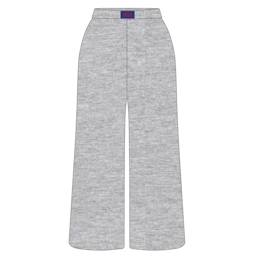 The Ava Airy Pants Boise State Woven Label | Heather Grey