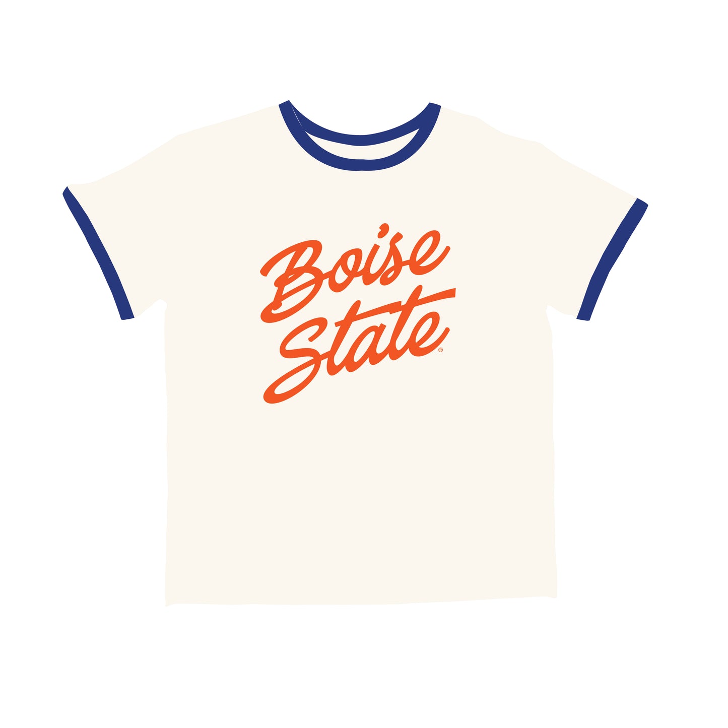 The Roxy Ringer Tee Boise State | Bone