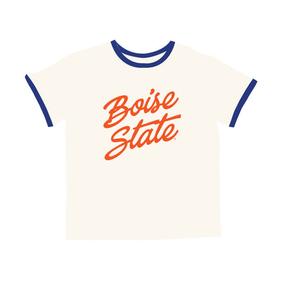The Roxy Ringer Tee Boise State | Bone