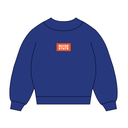 The Mary Mockneck Boise State Woven Label | Royal