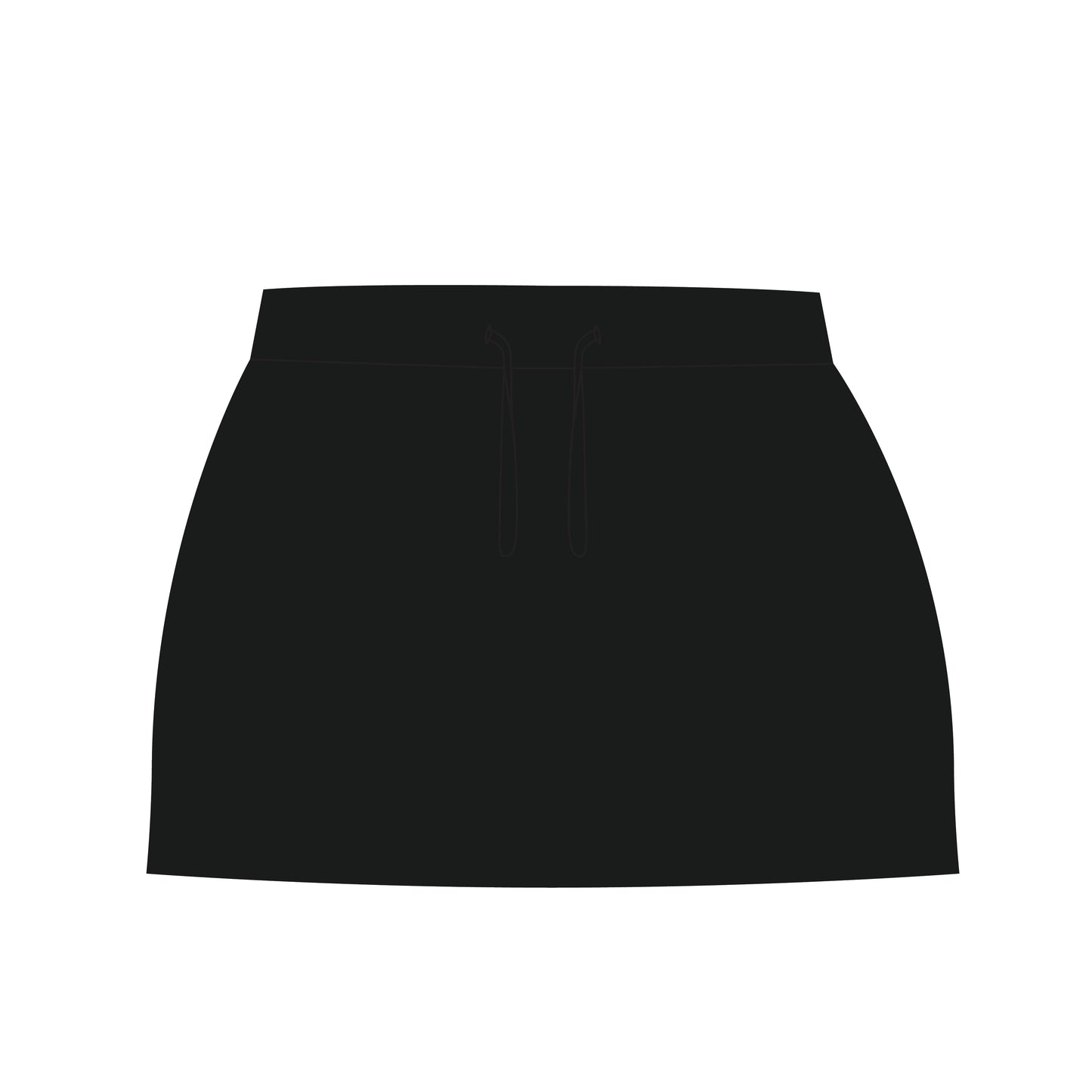 The Anna Active Skort Charge On Woven Label | Youth Black