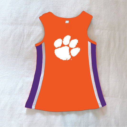 The Power Stripe Cheer Dress Clemson | Youth Orange
