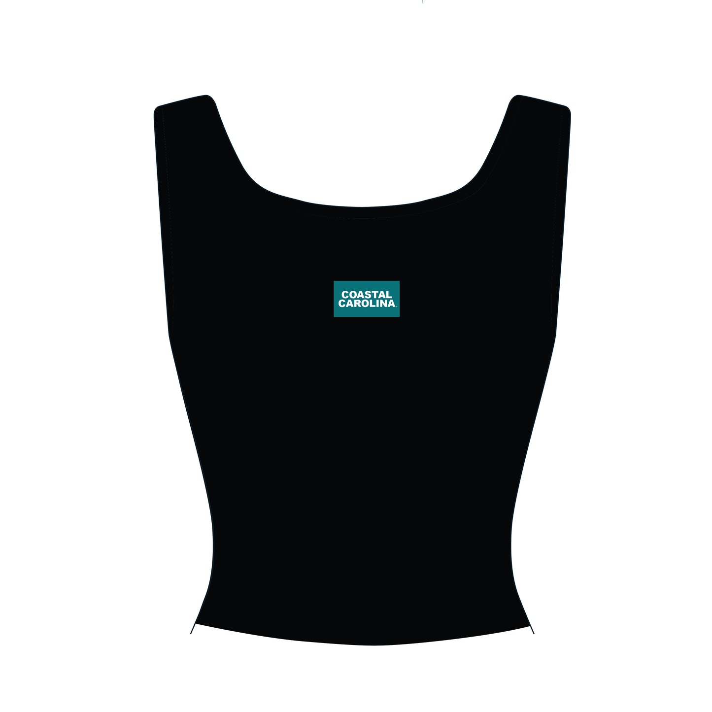 The Alli Ribbed Tank Coastal Carolina Woven Label | Youth Black